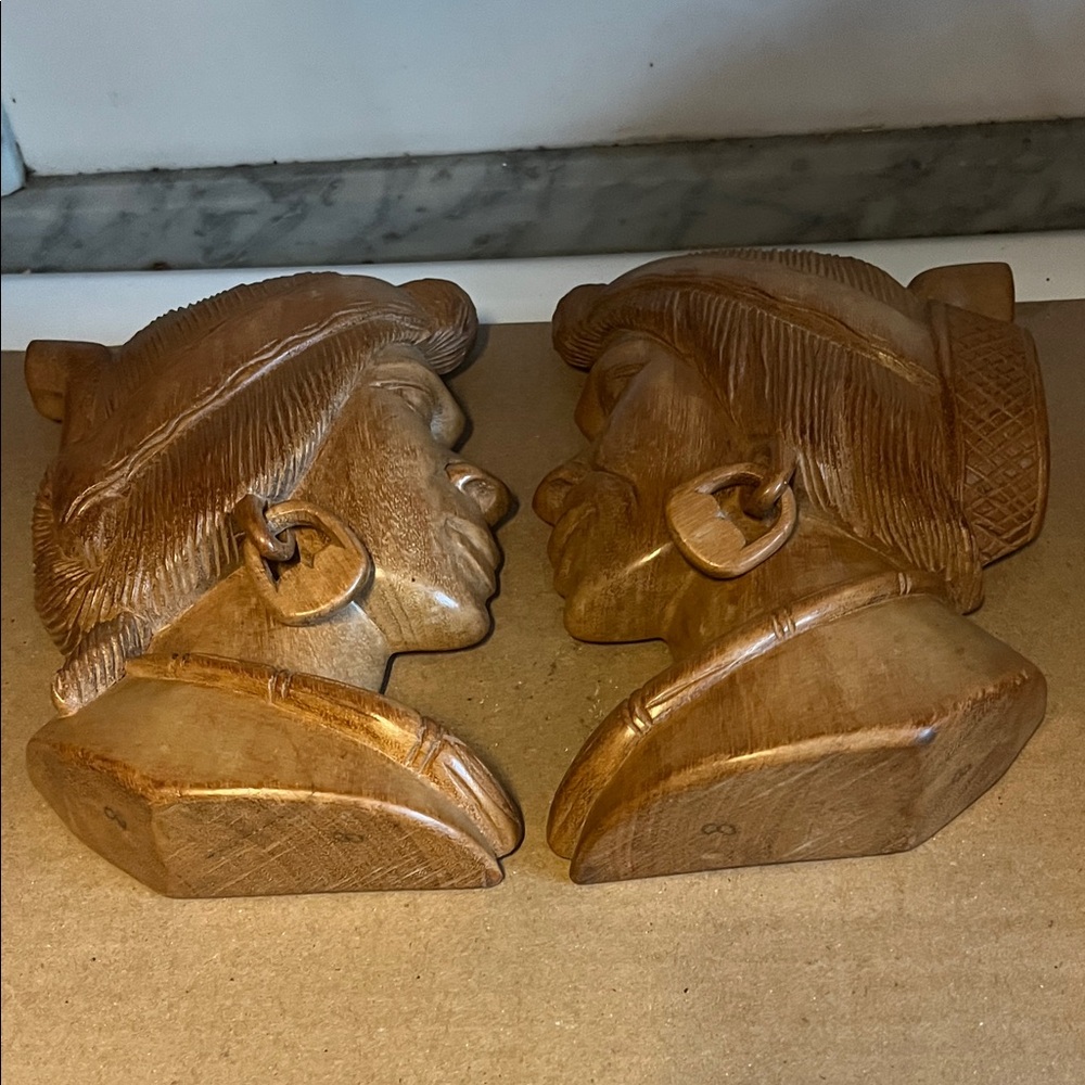 Carved Wooden Wall Plaques